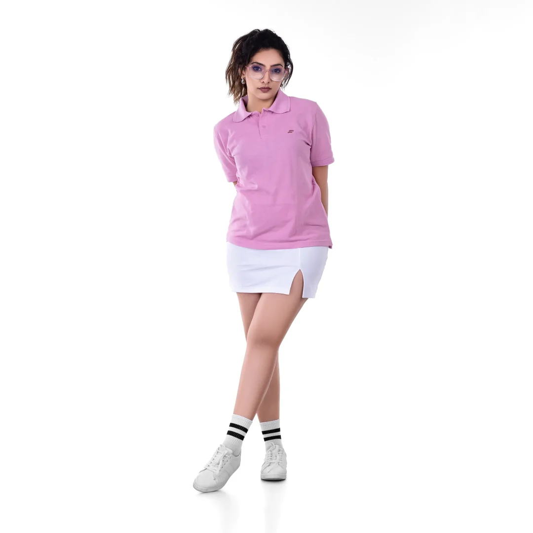 Sugarslop Womens Polo Tee - Pink - Image 2