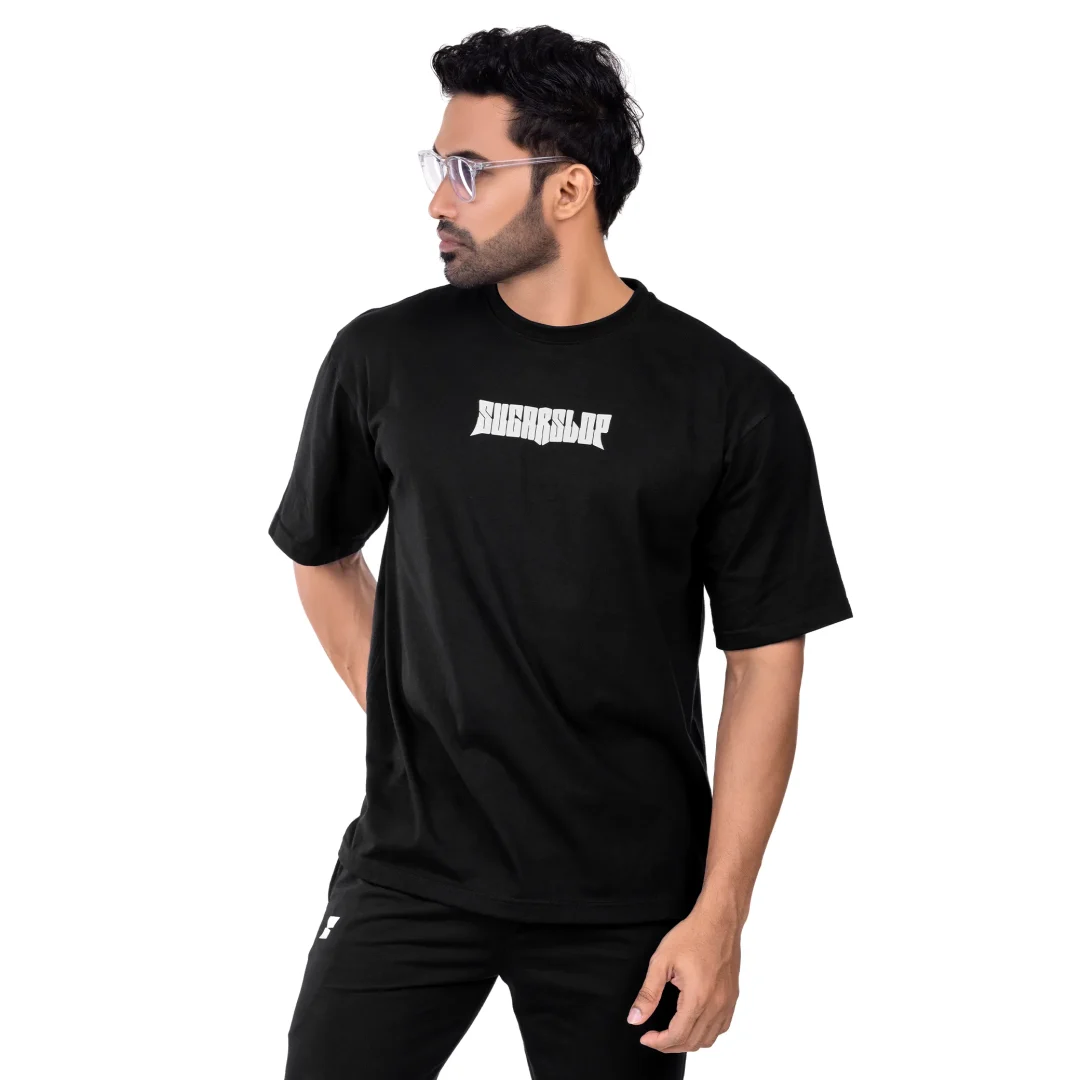 Arc Oversized T-shirt Men – Black - Image 3